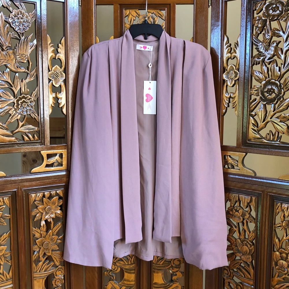 Buddy Love Taupe Cape/Vest Women Sz L Adult NWT
